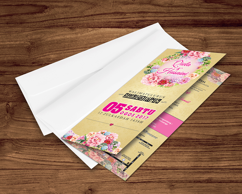 Product-kad kahwin 2 fold